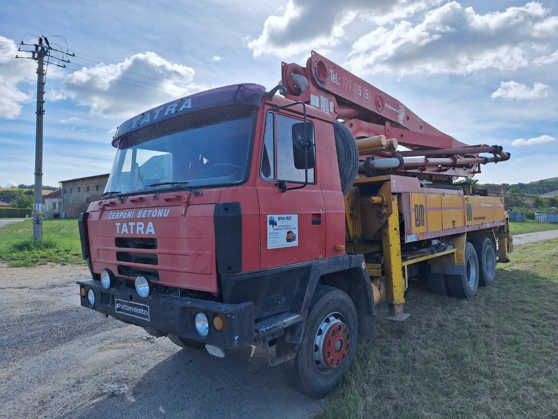 Online aukce: TATRA  T 815 6X6 + PUTZMEISTER M32