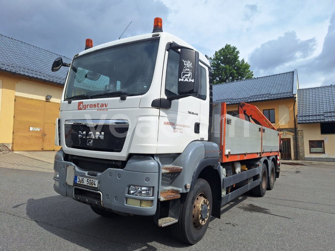 Online árverés: MAN  TGS 26.440 6X6 BB + HYDRAULICKÁ RUKA