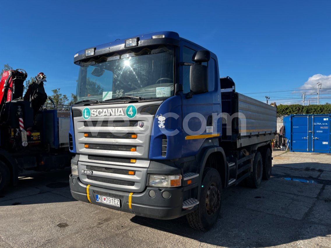 Online auction: SCANIA  R420 CB 6X6 HHZ + SCHWARZMÜLLER TKA E