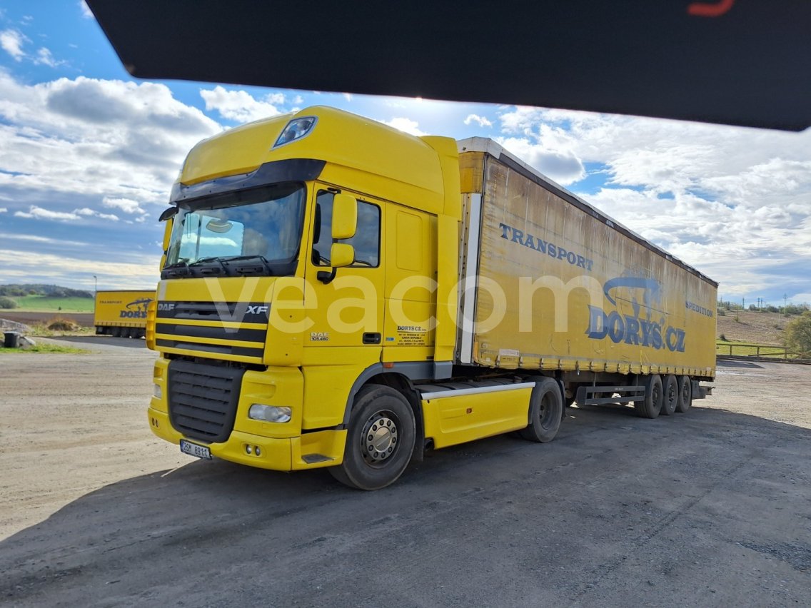 Online auction: DAF  FT XF105.460 + SCHWARZMÜLLER SPA 3/E