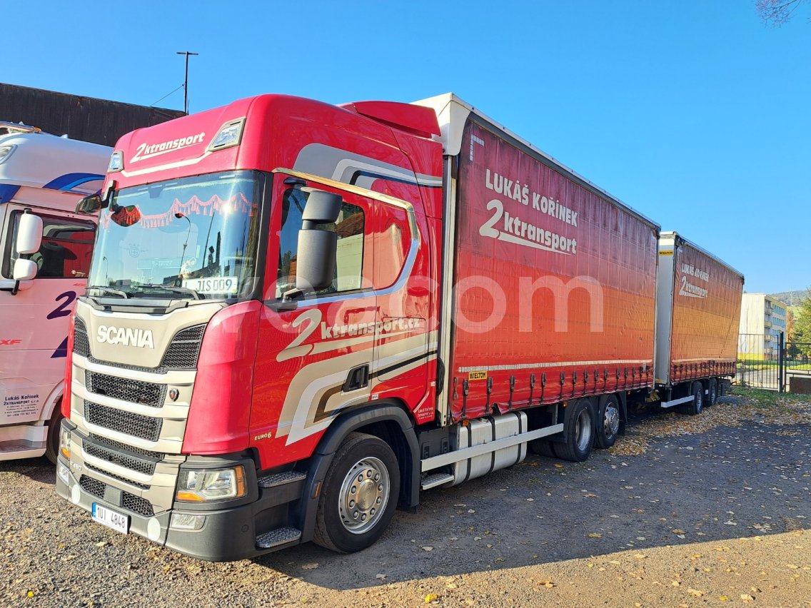 Online auction: SCANIA  R450 6X2 + WIELTON PC 2K