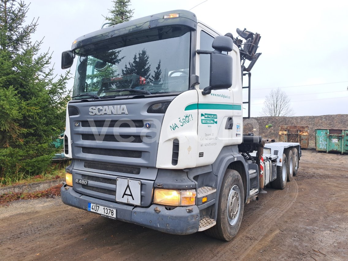 Online aukce: SCANIA  R 480 8X4 + HR