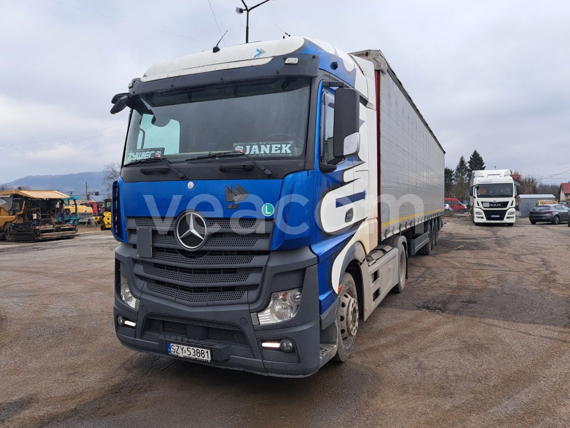 Online aukce: MERCEDES-BENZ  ACTROS 1843 + BERGER SAPL 24